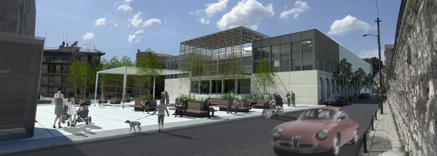 MUNICIPAL THEATRE OF CORFU AND PUBLIC SQUARE REDEVELOPMENT-chris tesssas